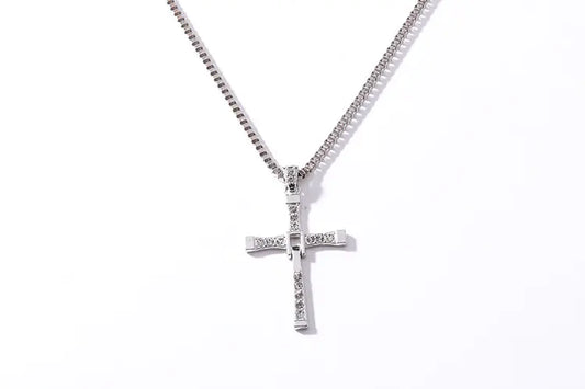 Squire Cross Chain, Silver