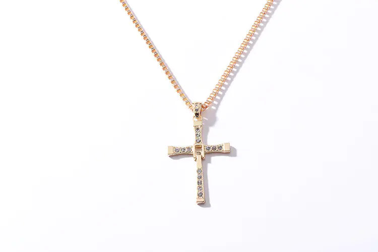 Squire Cross Chain, Rose Gold