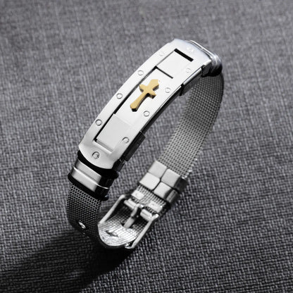Paladin Cross Bracelet