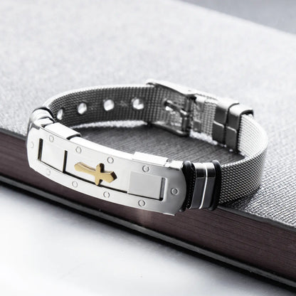 Paladin Cross Bracelet