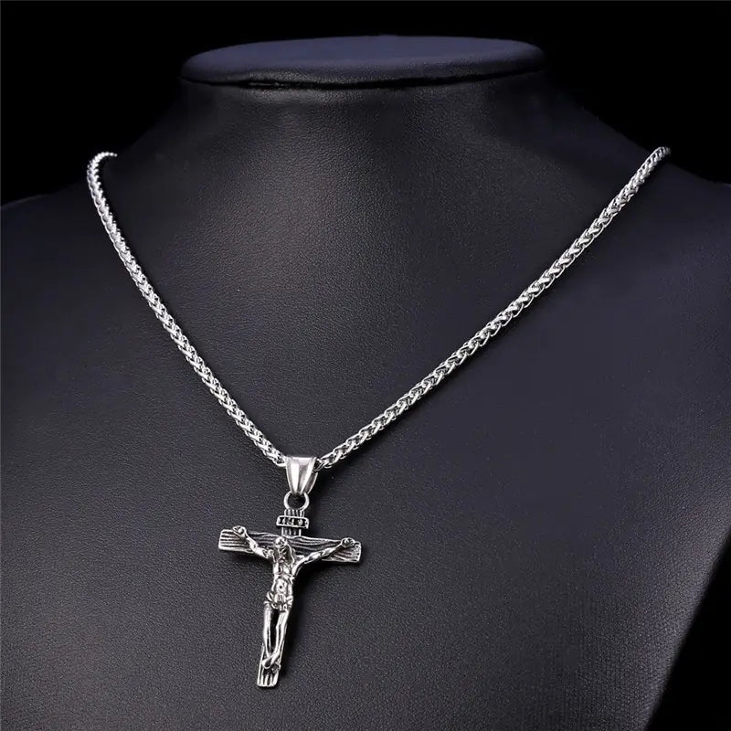 Crusader Cross Pendant, Silver