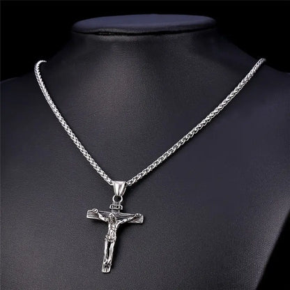Crusader Cross Pendant, Silver