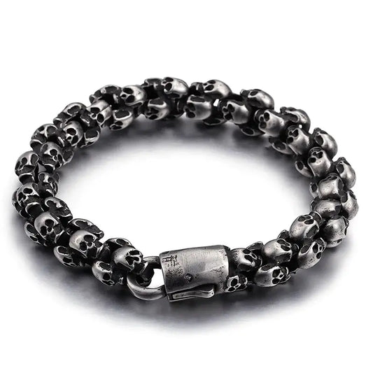 Ghoul Skull Bracelet, Antique