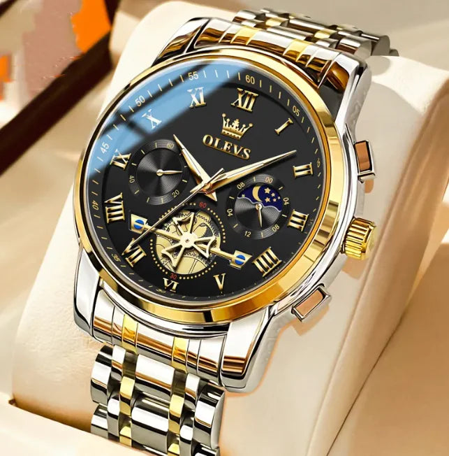 Baron Watch, Black & Gold