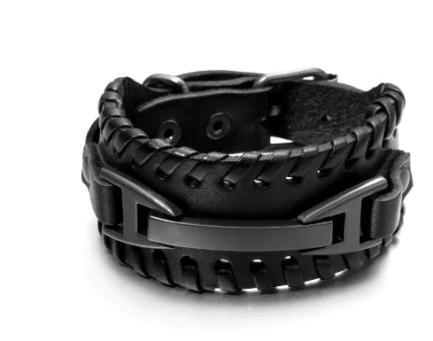 Outlaw Woven Bracelet, Dark