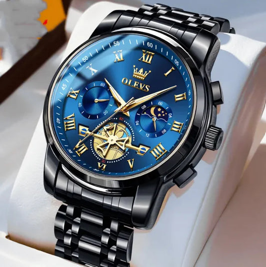 Baron Watch, Blue & Black