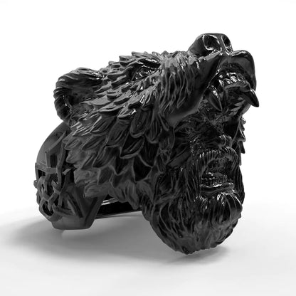 Chieftain Bear Ring, Black