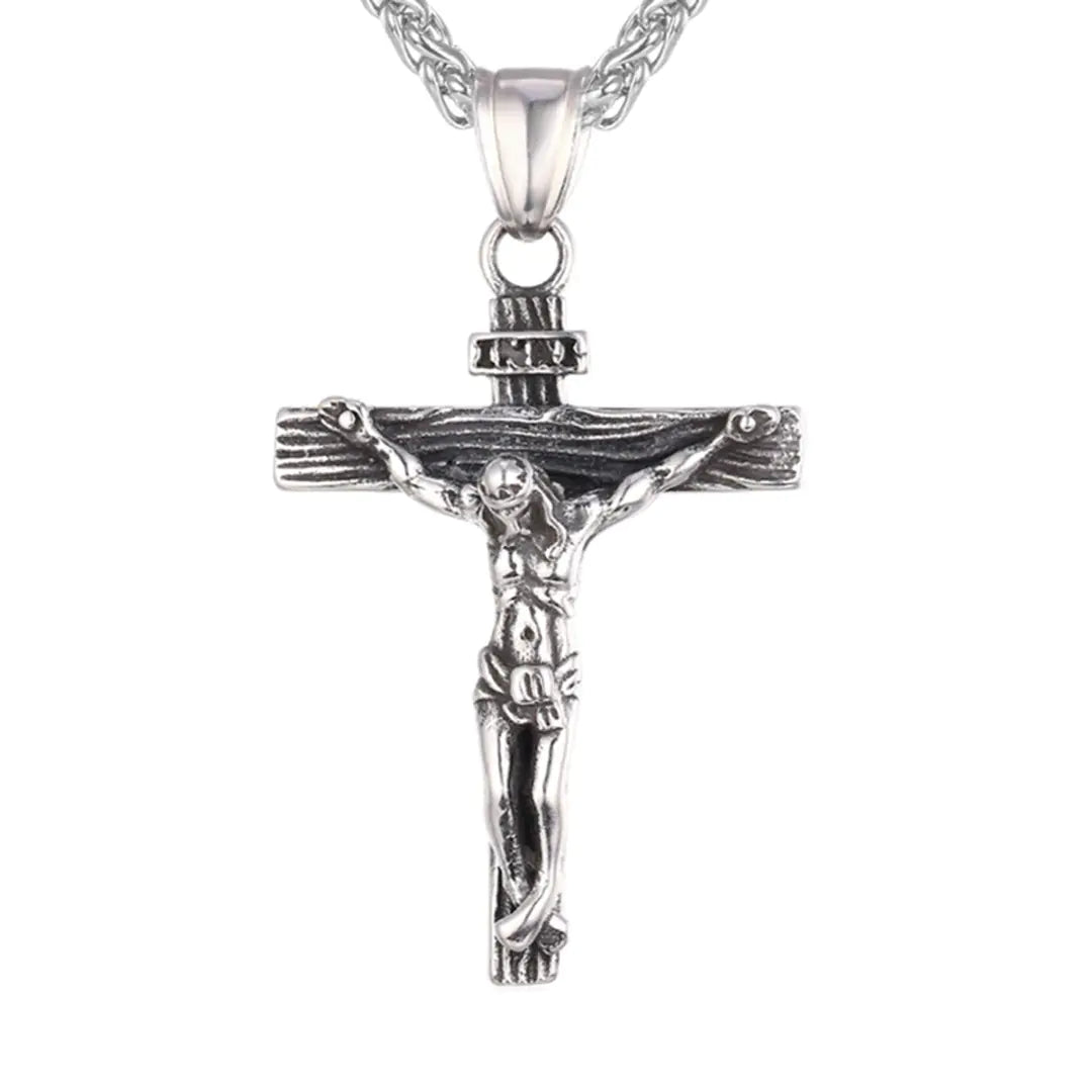 Crusader Cross Pendant, Silver